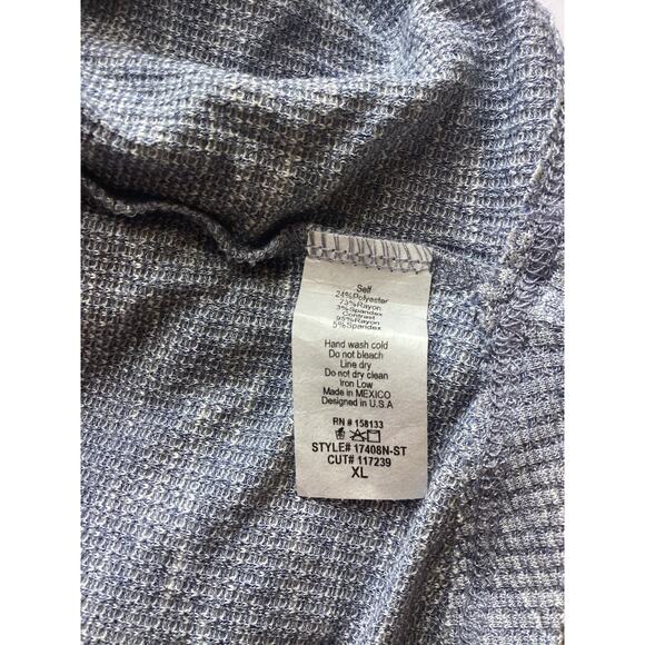 3035 NWOT Stitchfix Pink Clover Womens Tank Top Gray w/Gray Trim Size XL - Picture 3 of 4